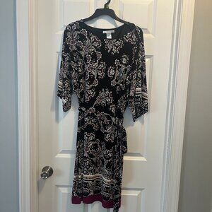 Studio One size XL black and plum dress